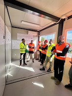 L’assessore regionale Thomas De Luca in visita al TMB di Foligno